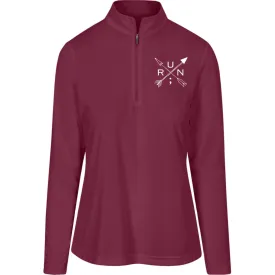 Run Arrows Womens Team Quarter Zip Pullover