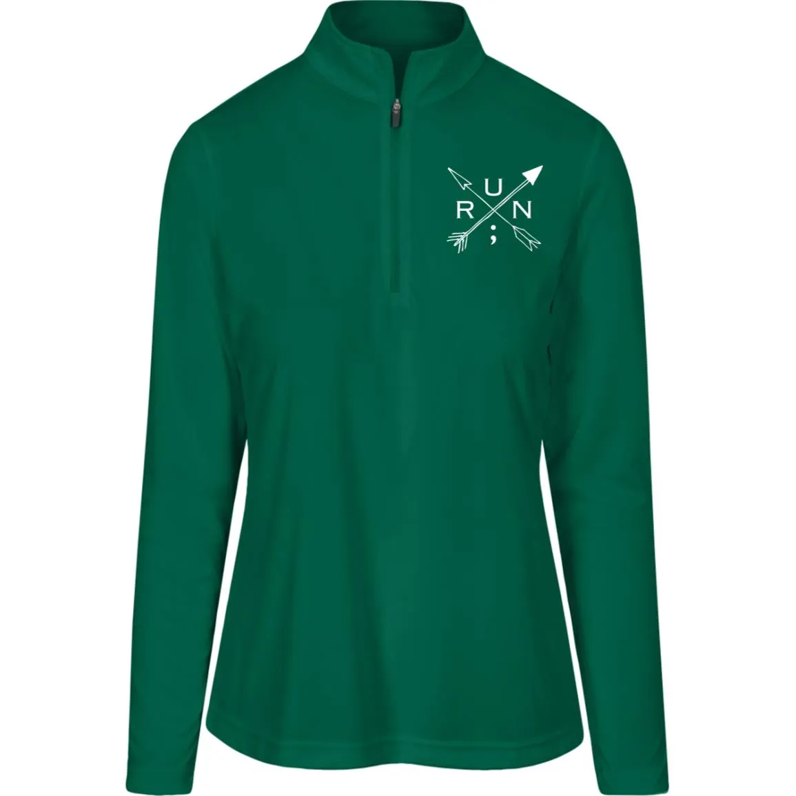 Run Arrows Womens Team Quarter Zip Pullover