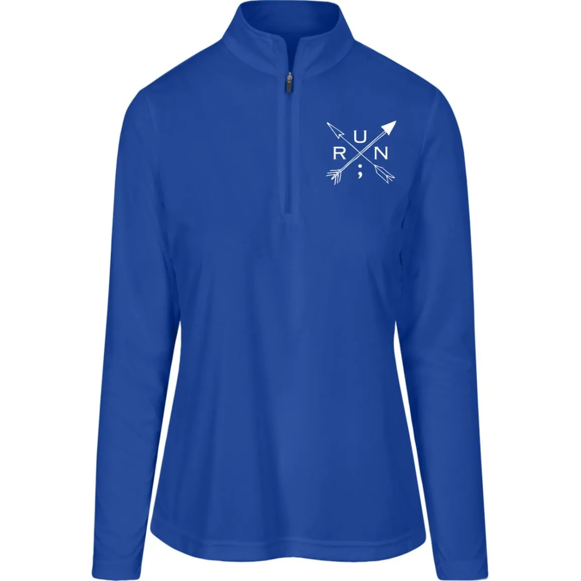 Run Arrows Womens Team Quarter Zip Pullover