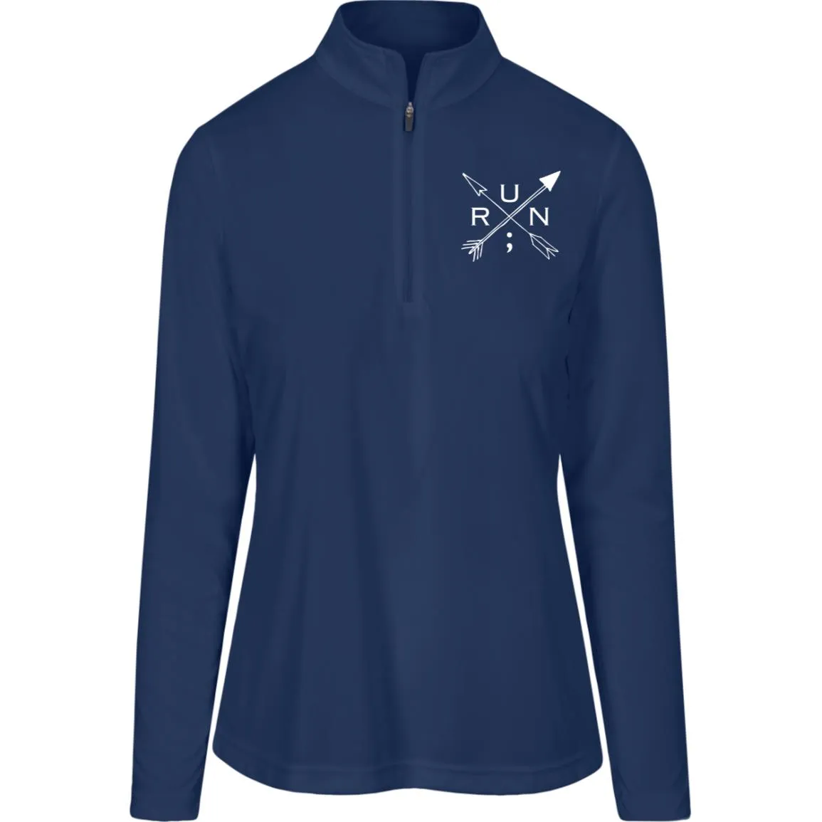 Run Arrows Womens Team Quarter Zip Pullover
