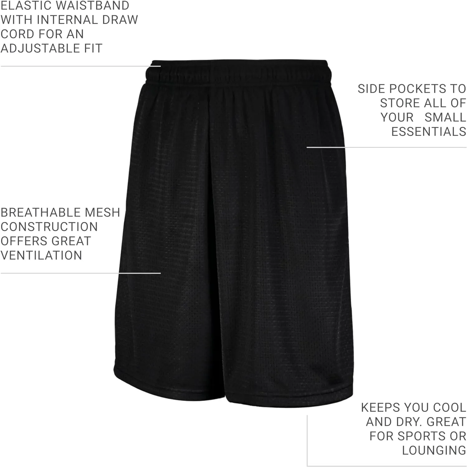 Russell Athletic Men's Mesh Pocket Short