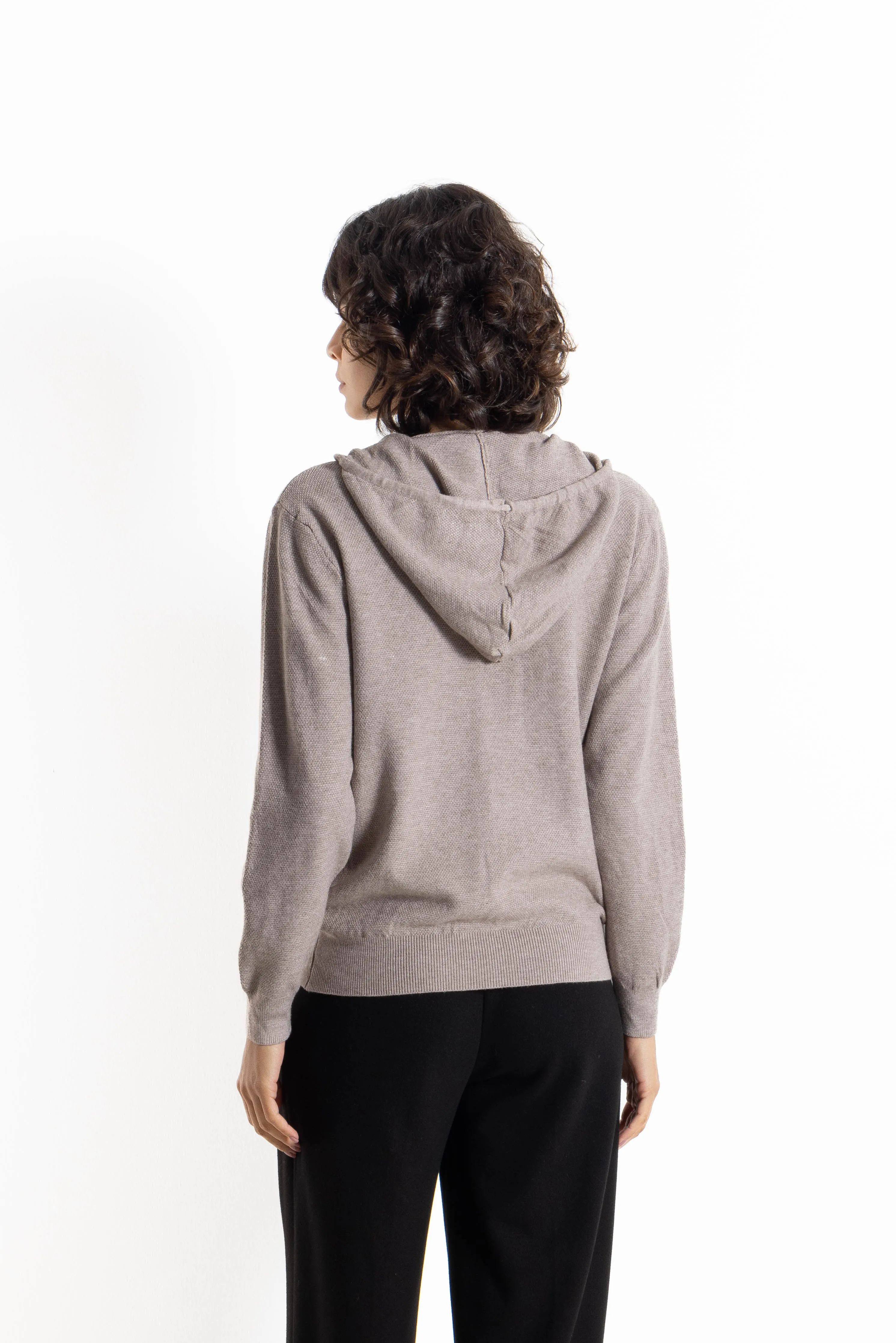 SOFT KNIT HOODIE