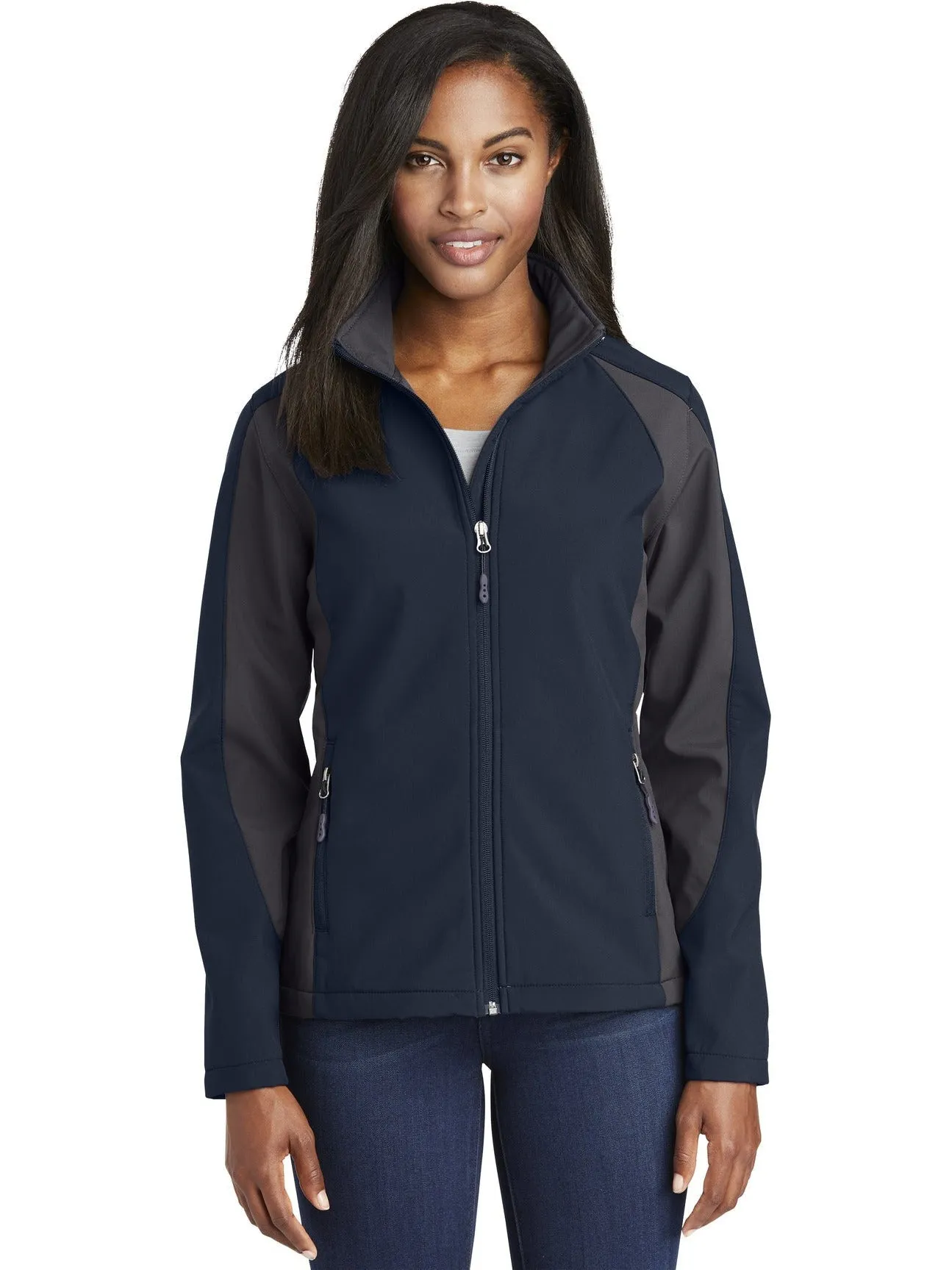 Sport-Tek Ladies Colorblock Soft Shell