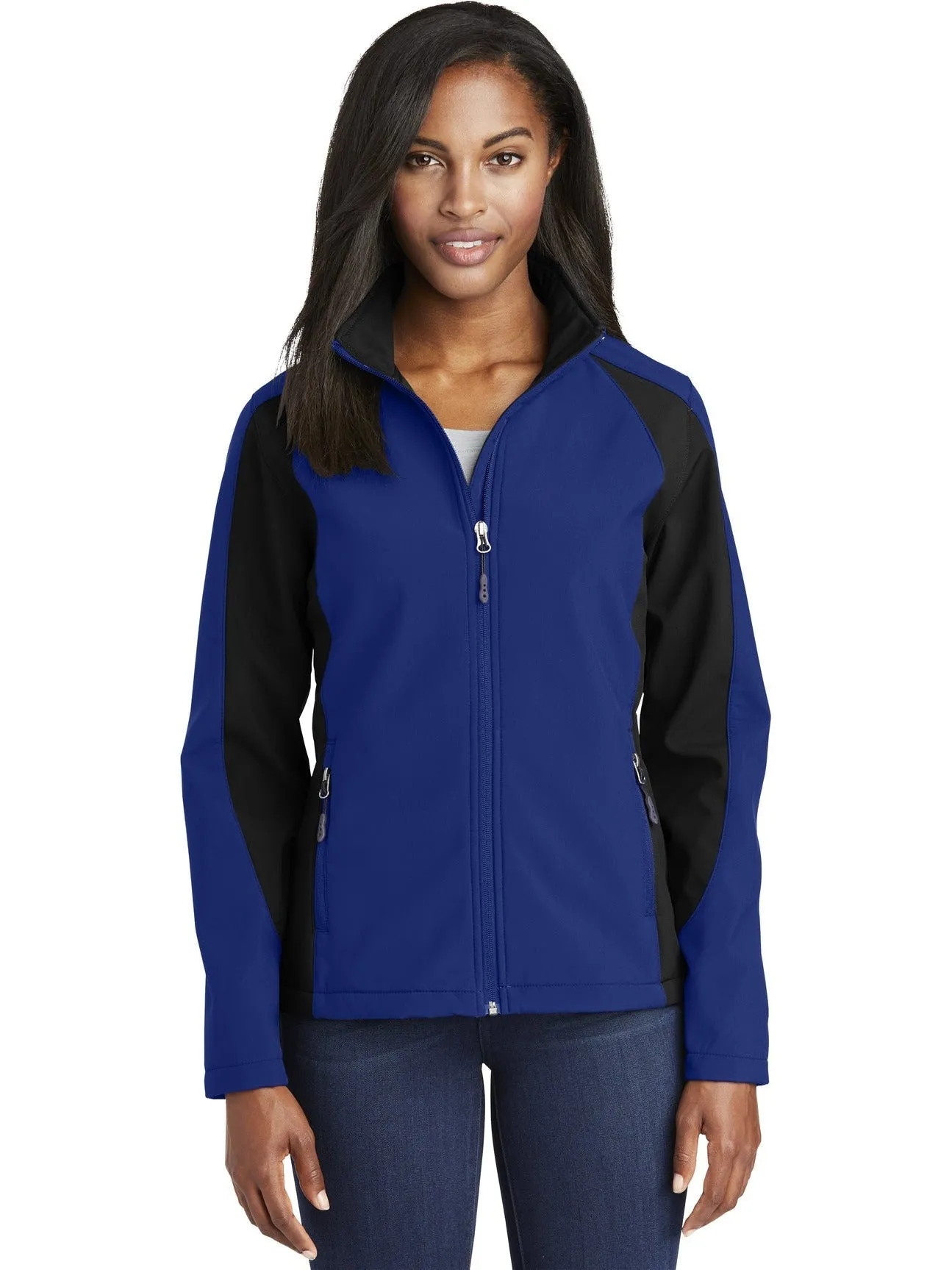 Sport-Tek Ladies Colorblock Soft Shell
