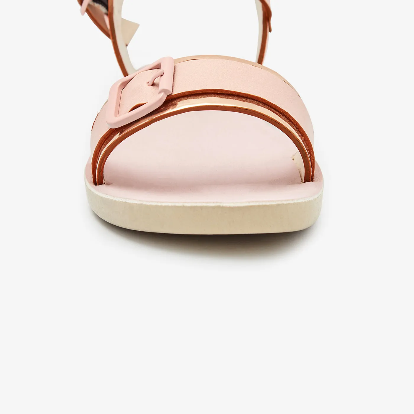 Stylish Buckled Girls Sandals