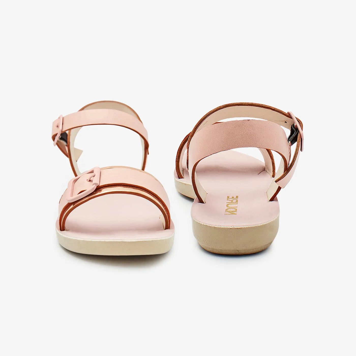Stylish Buckled Girls Sandals