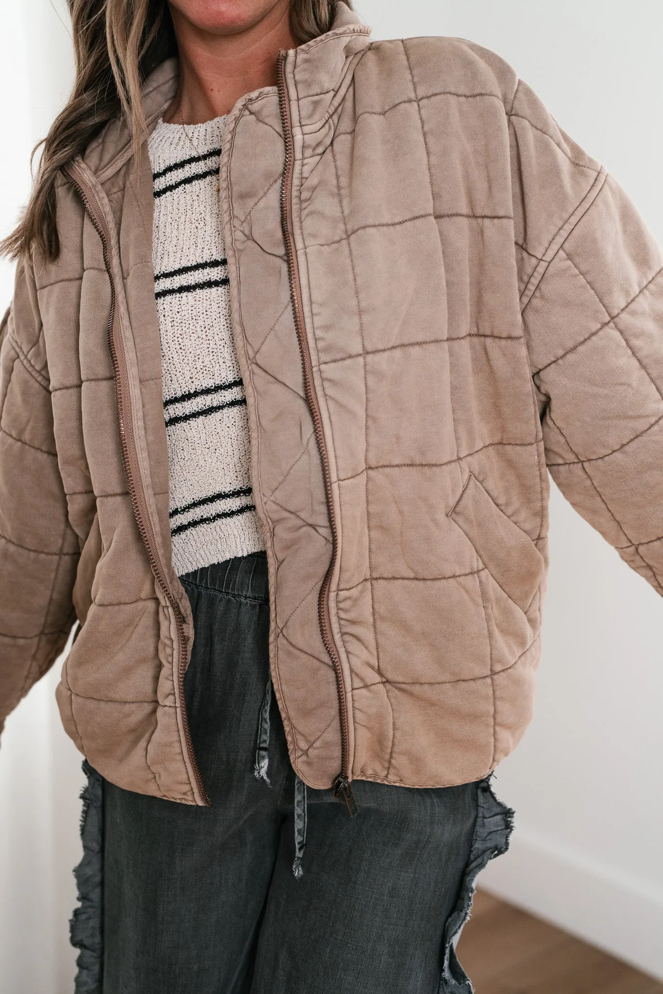 Timeless Texture Quilted Jacket