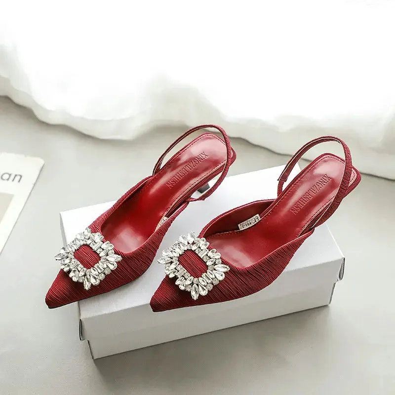 Trendy Elegant Stylish Comfortable Chic Fashionable Low Heel Pumps