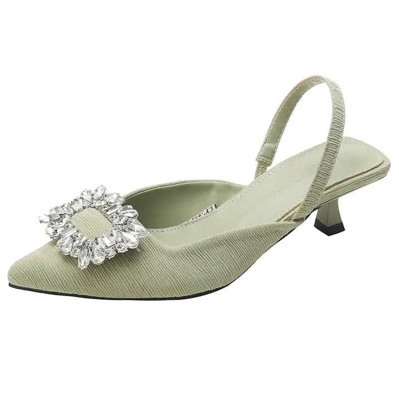 Trendy Elegant Stylish Comfortable Chic Fashionable Low Heel Pumps