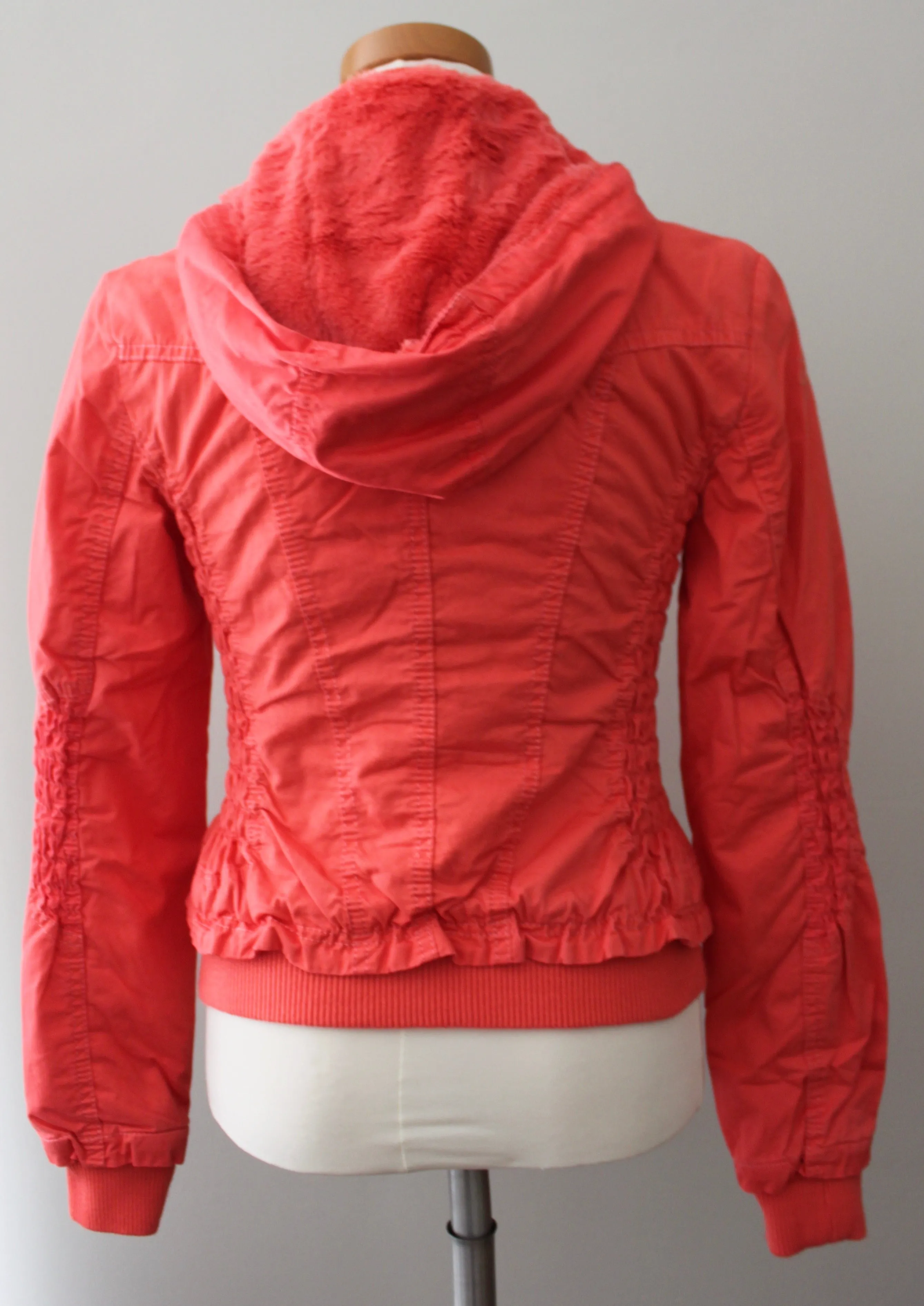 Warm Spring Hot Coral Twill Jacket