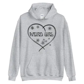Weird girl print cozy unisex hoodies