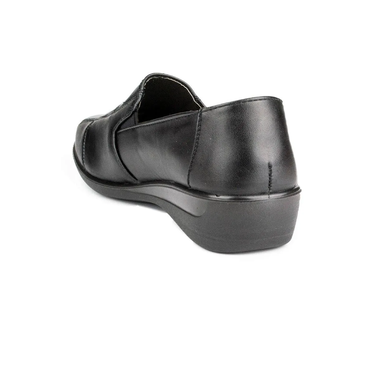Womens Cushion Walk Black Slip On Shoe